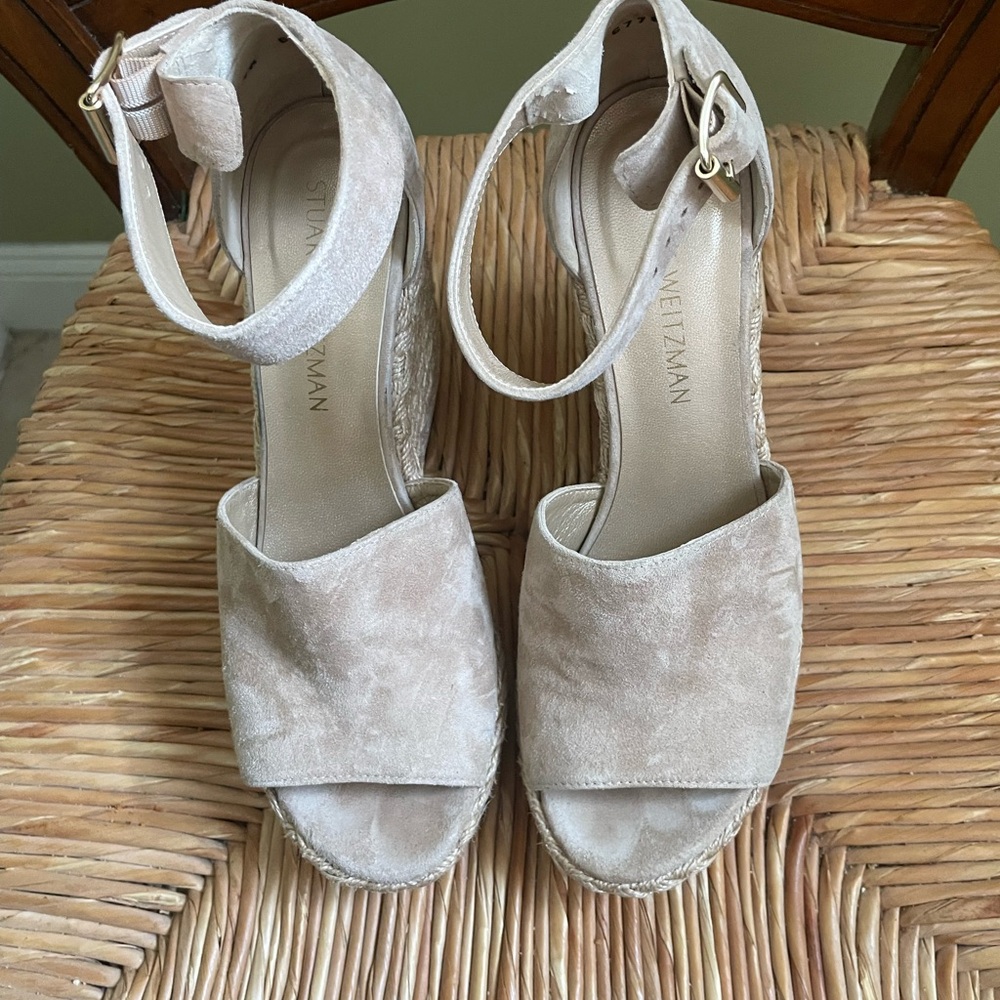 Stuart Weitzman Women's Tan Espadrilles